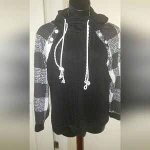 Womens Black Activewear Top